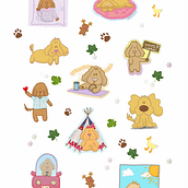 Mi proyecto del curso: Ilustración kawaii: crea personajes encantadores. Un proyecto de Ilustración tradicional, Diseño de personajes y Manga de Sandra Martinez - 06.06.2023