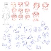 Projects from my MA Course. Un proyecto de Diseño de personajes, Animación 2D, Animación de personajes, Ilustración tradicional, Cine y Edición de vídeo de Vaibhavi Venkat - 13.07.2022