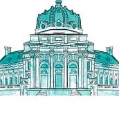 Handley Library Commissions Ein Projekt aus dem Bereich Traditionelle Illustration von Jill Savory - 09.06.2023