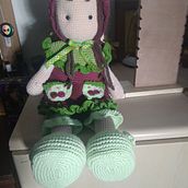 Mi proyecto del curso: Elaboración de muñecas amigurumi románticas. Un proyecto de Artesanía, Diseño de juguetes, Tejido, Crochet, Amigurumi y Diseño textil de María del Pilar Hernández García - 09.06.2023