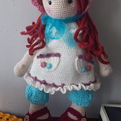 Mi proyecto del curso: Elaboración de muñecas amigurumi románticas. Een project van Craft, Speelgoedontwerp, Textiel, Haken, Amigurumi y Textielontwerp van Mirian vilo agoni - 30.05.2023