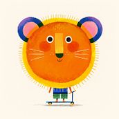 My project for course: Creative Lab: Illustrate Characters for Children. Design de personagens, Ilustração digital, Ilustração infantil, e Álbum ilustrado projeto de Aliaga Mirguseinov - 09.06.2023