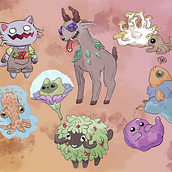 My project for course: Illustration of Adorable Characters Inspired by Nature. Character Design, Drawing, Digital Illustration, and Digital Drawing project by Ián Garcés - 06.08.2023