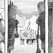 Working title "Unmapped Area" - a "Robot Of The Day" comicbook project. Projekt z dziedziny Trad, c, jna ilustracja, Kreat i wne pisanie użytkownika Brian Johnson - 05.06.2023