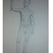 Mi proyecto del curso: Dibujo realista de la figura humana. Un progetto di Illustrazione tradizionale, Belle arti, Bozzetti, Disegno a matita, Disegno, Disegno realistico e Disegno anatomico di Reynaldo Caro Ayala - 09.06.2023