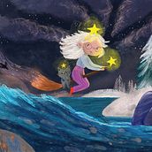 My project for course: Children’s Illustration with Procreate: Paint Magical Scenes. Traditional illustration, Digital Illustration, Children's Illustration, Digital Painting, and Picturebook project by Dina Mullern - 06.09.2023
