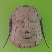 Meu projeto do curso: Esculturas em papelão para iniciantes. Character Design, Arts, Crafts, Fine Arts, and Sculpture project by Aristóteles Rodrigues de Araujo - 06.06.2023