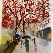 My project for course: Pexels stock photo. Fine Arts, Watercolor Painting, and Architectural Illustration project by giretalison - 06.10.2023