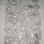 Mi proyecto del curso: Zentangle y mandalas: dibuja patrones armónicos Ein Projekt aus dem Bereich Malerei, Zeichnung, Malerei mit Acr, l und Kreativität mit Kindern von Marcela Campos - 10.06.2023