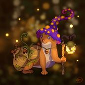 My project for course: Fantasy Character Design in Procreate. Traditional illustration, Character Design, Digital Illustration, Digital Drawing, and Digital Painting project by syr_ok - 06.10.2023