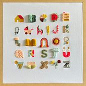 Abecedario bordado. Embroider project by Carolina Bello - 06.10.2023