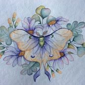 Mi proyecto del curso: Dibujo y composición naturalista en acuarela. Traditional illustration, Drawing, Watercolor Painting, and Naturalistic Illustration project by Adriana Campos - 06.10.2023