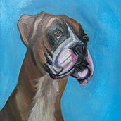 My project for course: Realistic Pet Portraits with Oil Painting. Fine Arts, Painting, Oil Painting, and Naturalistic Illustration project by charton061 - 06.11.2023