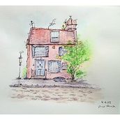 My project for course: Expressive Architectural Sketching with Colored Markers. Un progetto di Bozzetti, Disegno, Illustrazione architettonica, Sketchbook e Illustrazione con inchiostro di Terri - 11.06.2023