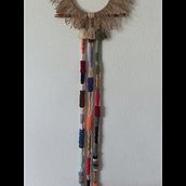 Mi proyecto del curso: Macramé: técnicas de tejido envuelto. Macramé, and Design project by Caridad Vera Garcia - 06.11.2023