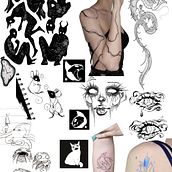 Mi proyecto del curso: Diseño de tatuaje de autor con Procreate. Traditional illustration, Drawing, Digital Illustration, Tattoo Design, Digital Drawing, and Graphic Design project by Yurena - 06.11.2023
