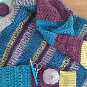 Mi proyecto del curso: Prendas a crochet llenas de color y textura. Un progetto di Fashion design, Fiber Art, Uncinetto e Textile Design di Pamm - 11.06.2023