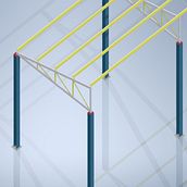 Cercha y galpon. Architecture project by Christopher Donoso - 06.11.2023