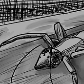 Inktober Prompt "Scurry". Traditional illustration project by coltran03 - 06.11.2023