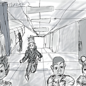 My project for course: Basic Principles of Drawing People from Imagination. Traditional illustration, Fine Arts, Sketching, Pencil Drawing, Drawing, Artistic Drawing, Figure Drawing, Design, Film, Video, TV, Animation, Character Design, Costume Design, Graphic Design, Marketing, Comic, 2D Animation, Stor, board, Stor, telling, and Concept Art project by Keith Mills - 06.09.2023