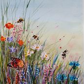 My project for course: Illustrating the Natural World with Watercolor and Charcoal. Traditional illustration, Painting, and Naturalistic Illustration project by Goldie Liu - 06.09.2023