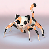 Mi proyecto del curso: Personajes ilustrados en 3D desde tu iPad. Projekt z dziedziny Trad, c, jna ilustracja, 3D, Projektowanie postaci, Ilustracja c, frowa,  Modelowanie 3D, Projektowanie postaci 3D, Malarstwo c i frowe użytkownika anailogia - 12.06.2023
