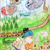 Mi proyecto del curso: Técnicas de acuarela para ilustraciones de ensueño : Las aventuras de Airam. Een project van Traditionele illustratie,  Tekening, Aquarelschilderen y Redactionele illustratie van Julia - 12.06.2023