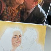 Mi proyecto del curso: Retrato realista al pastel tiza. Traditional illustration, Fine Arts, Drawing, Portrait Drawing, and Realistic Drawing project by Gabriela Beltran Villalba - 11.09.2022