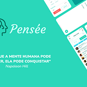 PENSEÉ - PSICOLOGIA REMOTA. Un progetto di Programmazione, UX / UI, Design interattivo, Web design, Web development, Design digitale, Sviluppo di applicazioni e Design di Murilo Araújo Marcondes - 06.02.2021