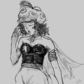 sleepy girl. Ilustração tradicional projeto de Daniele Cacciatore - 12.06.2023