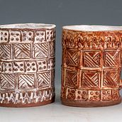 My project for course: Stamp Making for Textured Pottery. Arts, Crafts, Fine Arts, Decoration, Ceramics, and DIY project by Marco Milazzo - 06.12.2023