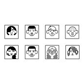 Mi proyecto del curso: Retrato geométrico minimalista. Traditional illustration, Character Design, and Vector Illustration project by Daniel Burés Ares - 06.12.2023
