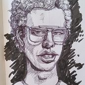 My project for course: Intro to Portrait Sketching: Draw in Real-Time. Sketching, Drawing, Portrait Drawing, Ink Illustration, and Colored Pencil Drawing project by Dwight Fincher - 06.13.2023