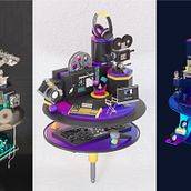 Mi proyecto del curso: Dirección de Arte con Cinema 4D. Motion Graphics, Film, Video, TV, Animation, Art Direction, Photograph, Post-production, and 3D project by Ignacio Brito - 03.03.2023