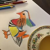 My project for course: Animal Illustration: Capturing Wildlife in a Sketchbook. Traditional illustration, Collage, Sketchbook, and Naturalistic Illustration project by skylar756 - 06.11.2023