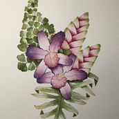 Mi proyecto del curso: Técnicas artísticas para ilustración naturalista . Un progetto di Illustrazione tradizionale, Pittura ad acquerello, Pittura acrilica, Illustrazione botanica, Illustrazione con inchiostro e Disegno con matite colorate di martarouraventura - 14.06.2023