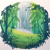 Mi proyecto del curso: Pintura de paisajes atmosféricos con gouache. Un proyecto de Ilustración tradicional, Pintura y Pintura gouache de Glòria Martínez - 14.06.2023