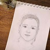 Mi proyecto del curso: Sketchbook de retrato: explora el rostro humano. Sketching, Drawing, Portrait Drawing, Artistic Drawing, and Sketchbook project by Johana Marcela - 06.08.2023