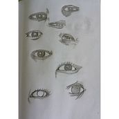 Mi proyecto del curso: Sketchbook de retrato: explora el rostro humano. Sketching, Drawing, Portrait Drawing, Artistic Drawing, and Sketchbook project by guanipa15 - 06.10.2023
