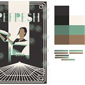 My project for course: Art Deco Style for Digital Illustration. Traditional illustration, Fine Arts, Poster Design, and Digital Illustration project by Elvis Chobanyan - 06.13.2023