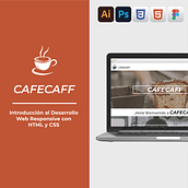 CafeCaff: Introducción al Desarrollo Web Responsive con HTML y CSS. Projekt z dziedziny Web design, Tworzenie stron internetow, ch, CSS i HTML użytkownika Miguel Ulises Perez Montiel - 11.06.2023