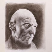 My project for course: Artistic Charcoal Portraiture: Creating Atmosphere. Traditional illustration, Fine Arts, Drawing, Portrait Drawing, Realistic Drawing, and Artistic Drawing project by G Ben - 06.15.2023