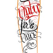 Il mio progetto del corso: Tatuaggio lettering. Calligraph, Lettering, and Tattoo Design project by Gennaro Maraucci - 06.15.2023