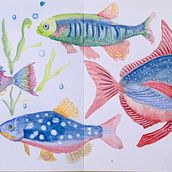 My project for course: Creative Watercolor Sketching for Beginners. Un projet de Illustration traditionnelle, Esquisse , Créativité, Dessin, Aquarelle , et Carnet de croquis de Vivian Mar - 15.06.2023