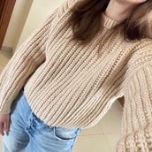 My project for course: Creating Garments Using Crochet. Fashion Design, Fiber Arts, DIY, Crochet, and Textile Design project by Maryana - 06.16.2023