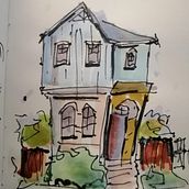 Mi proyecto del curso: Dibujo arquitectónico expresivo con marcadores de colores. Een project van  Schetsen,  Tekening,  Architecturale illustratie, Sketchbook y  Illustratie met inkt van jorge_schweitzer - 14.06.2023