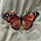 Mi proyecto del curso: Técnicas de bordado realista. Traditional illustration, Embroider, and Textile Design project by Juana Valentina Castro - 06.16.2023