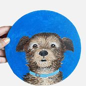 Retrato Animal. Een project van Traditionele illustratie,  Tekening y Aquarelschilderen van Iratxe Cuadrado - 17.06.2023