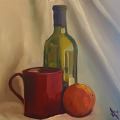 Mi proyecto del curso: Técnicas de pintura contemporánea al óleo . Seni Rupa, Lukisan, Lukisan Min, Dan ak proyek oleh alex206 - 06.17.2023