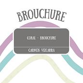 CORAL - BROUCHURE. Design, Traditional illustration, and Advertising project by Carmen Vizcarra Apaza - 05.14.2023